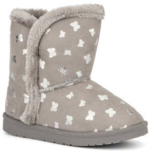 NIB Olivia Miller Samantha Girls Butterfly Slipper Boots